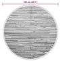 Voir la diapositive 6 : VIDAXL Tapis d'exterieur ARAKIL marron Ø160 cm PP