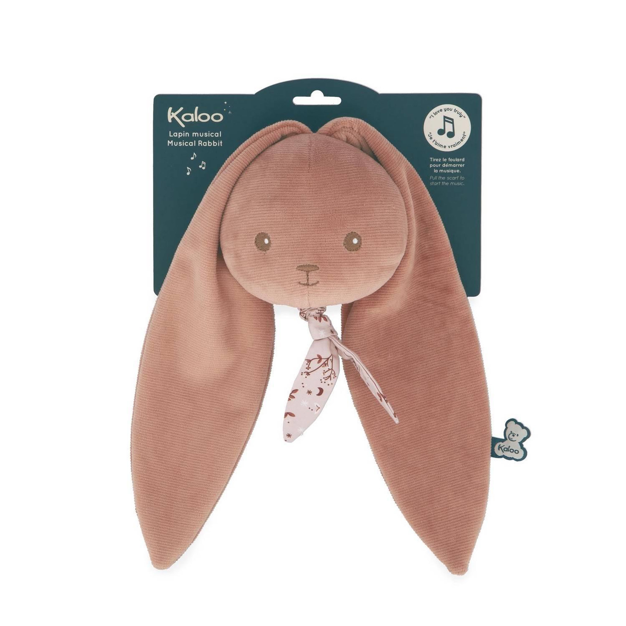 Voir la diapositive 4 : Kaloo Peluche Lapin musical terracotta