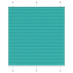 VIDAXL Store plisse vert petrole 115x100cm largeur du tissu 114,4cm