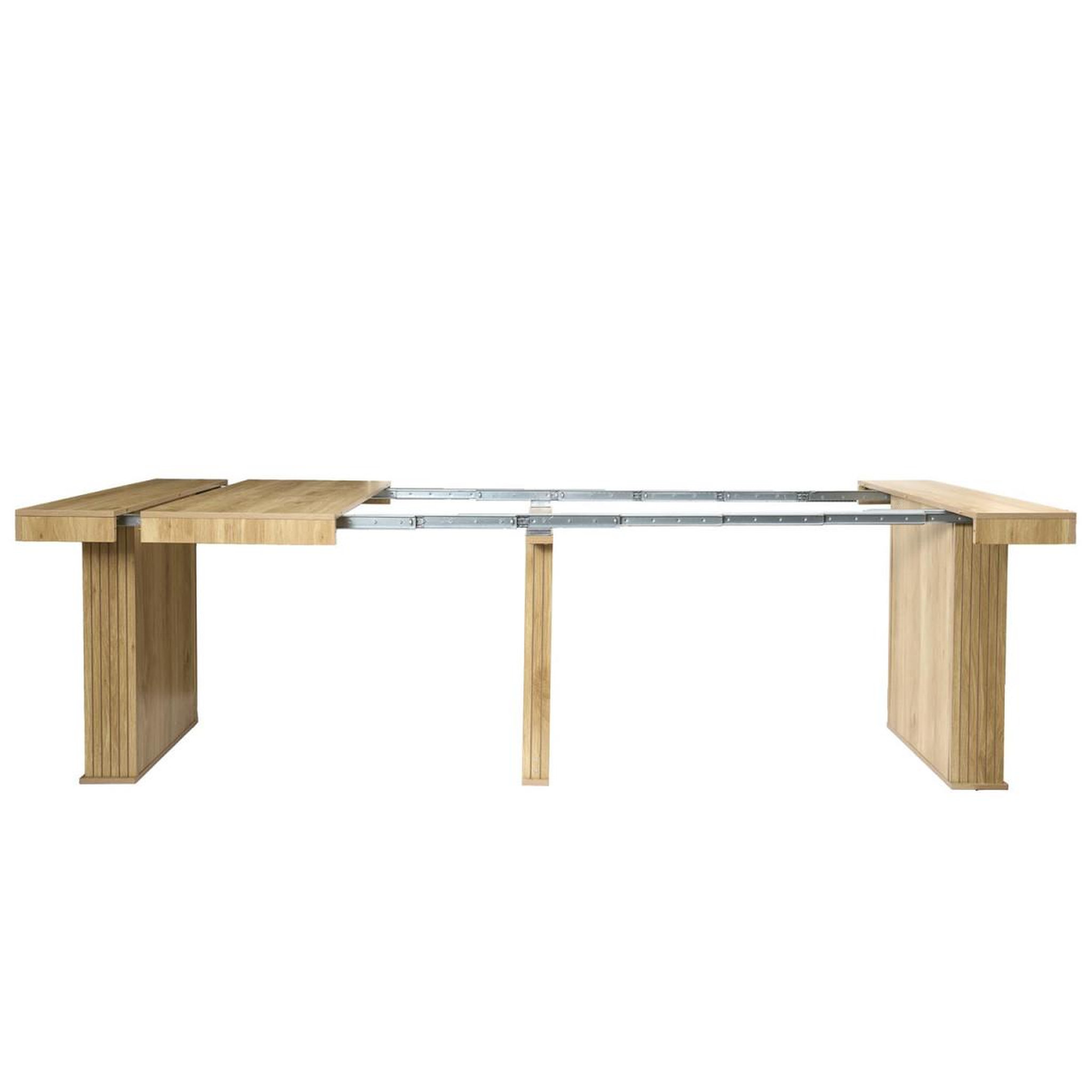 Voir la diapositive 6 : The Home Deco Factory Console table extensible  klaus  47-235cm marron