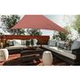 Voir la diapositive 2 : IDEANATURE Voile d'ombrage triangulaire  3X3X3M Terra cota