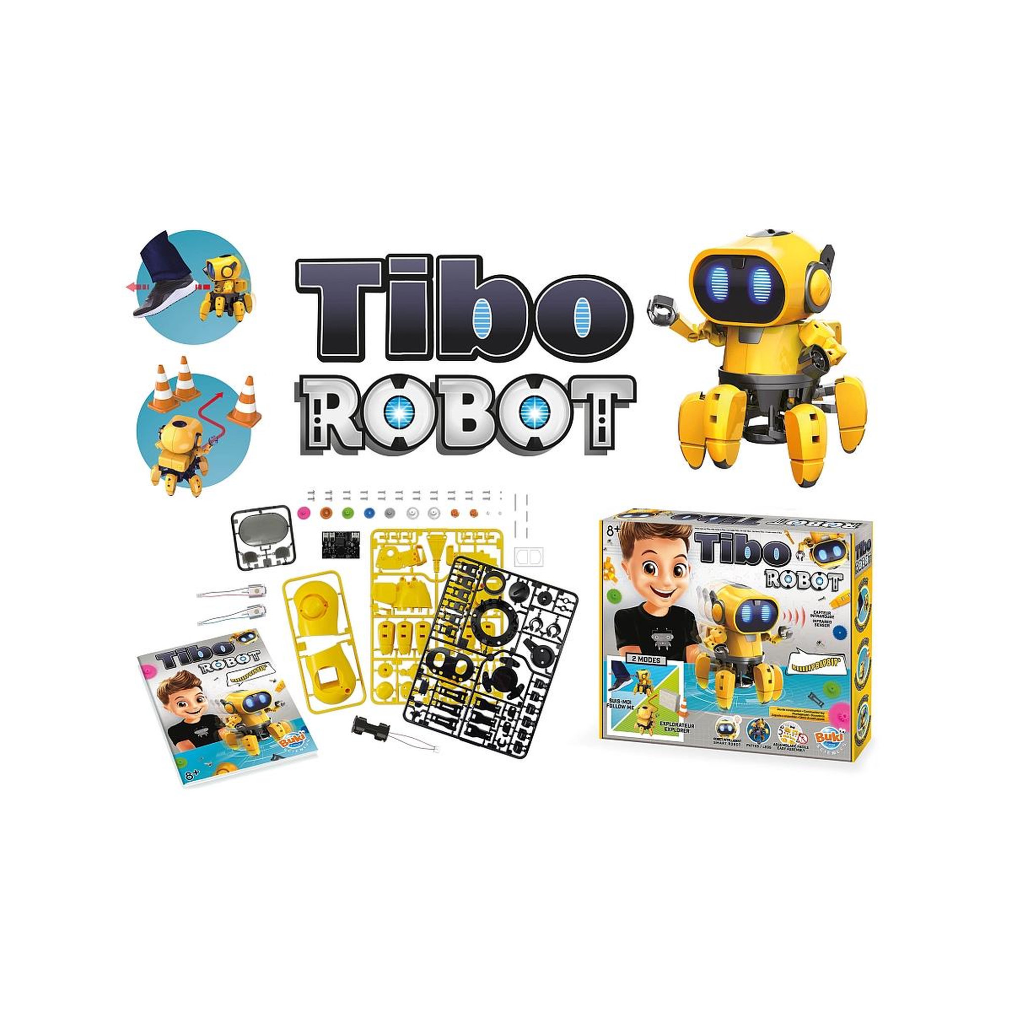 Voir la diapositive 2 : BUKI Robot Tibo interactif a monter