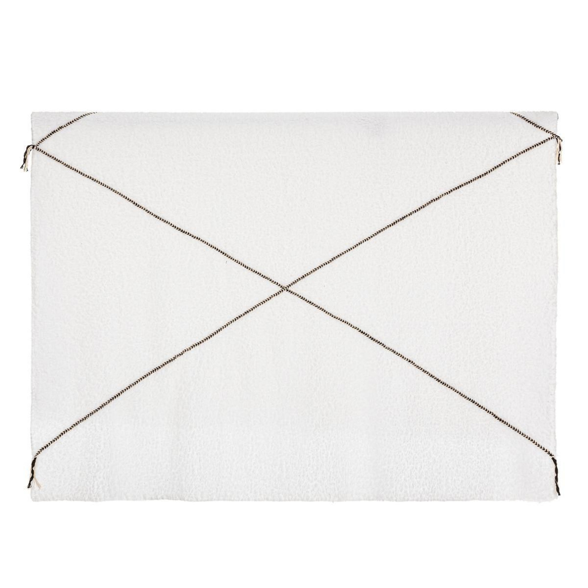 Voir la diapositive 3 : ATMOSPHERA Plaid imprimé  safari  130x180cm blanc