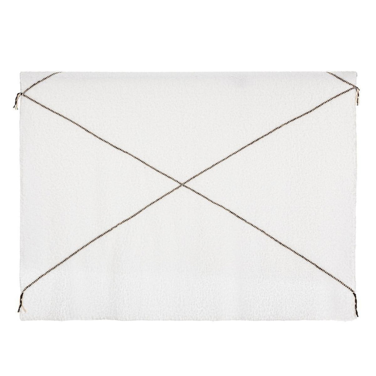 ATMOSPHERA Plaid Imprimé  Safari  130x180cm Blanc