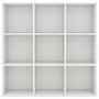 Voir la diapositive 3 : VIDAXL Bibliotheque blanc 98x29x97,5 cm bois d'ingenierie
