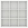 Voir la diapositive 3 : VIDAXL Bibliotheque blanc 98x29x97,5 cm bois d'ingenierie