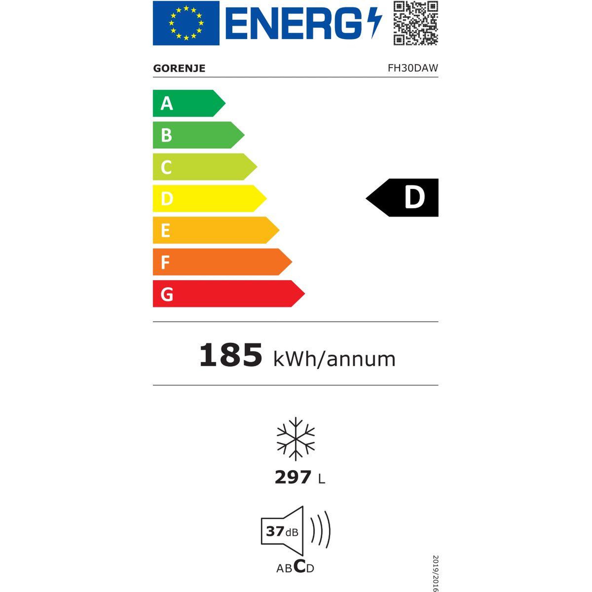 Voir la diapositive 6 : GORENJE Congélateur coffre fh30daw