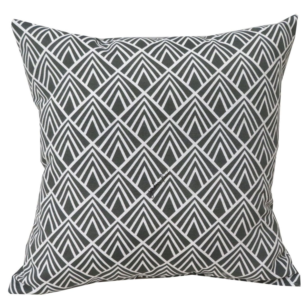 Jardin Privé Coussin déco 40x40cm gris zinc DANEMARK
