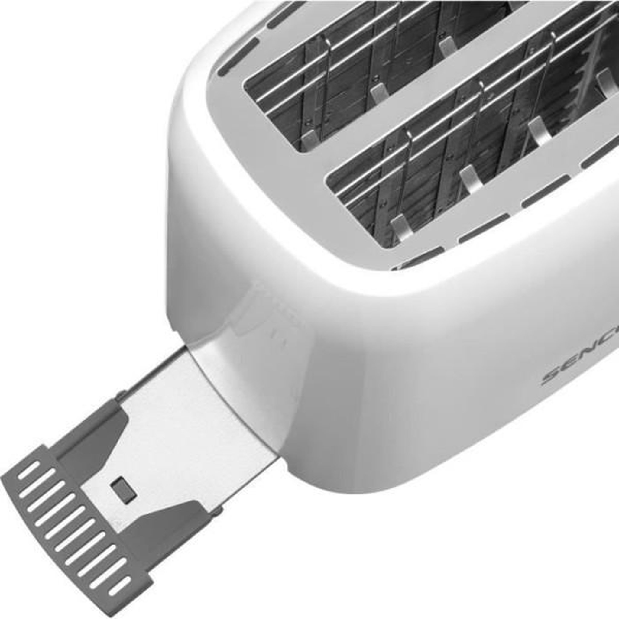 Voir la diapositive 5 : MARKET24 Grille Pain - Toaster Electrique  - SENCOR - STS 2606WH - 750 W - 2 fentes - Blanc