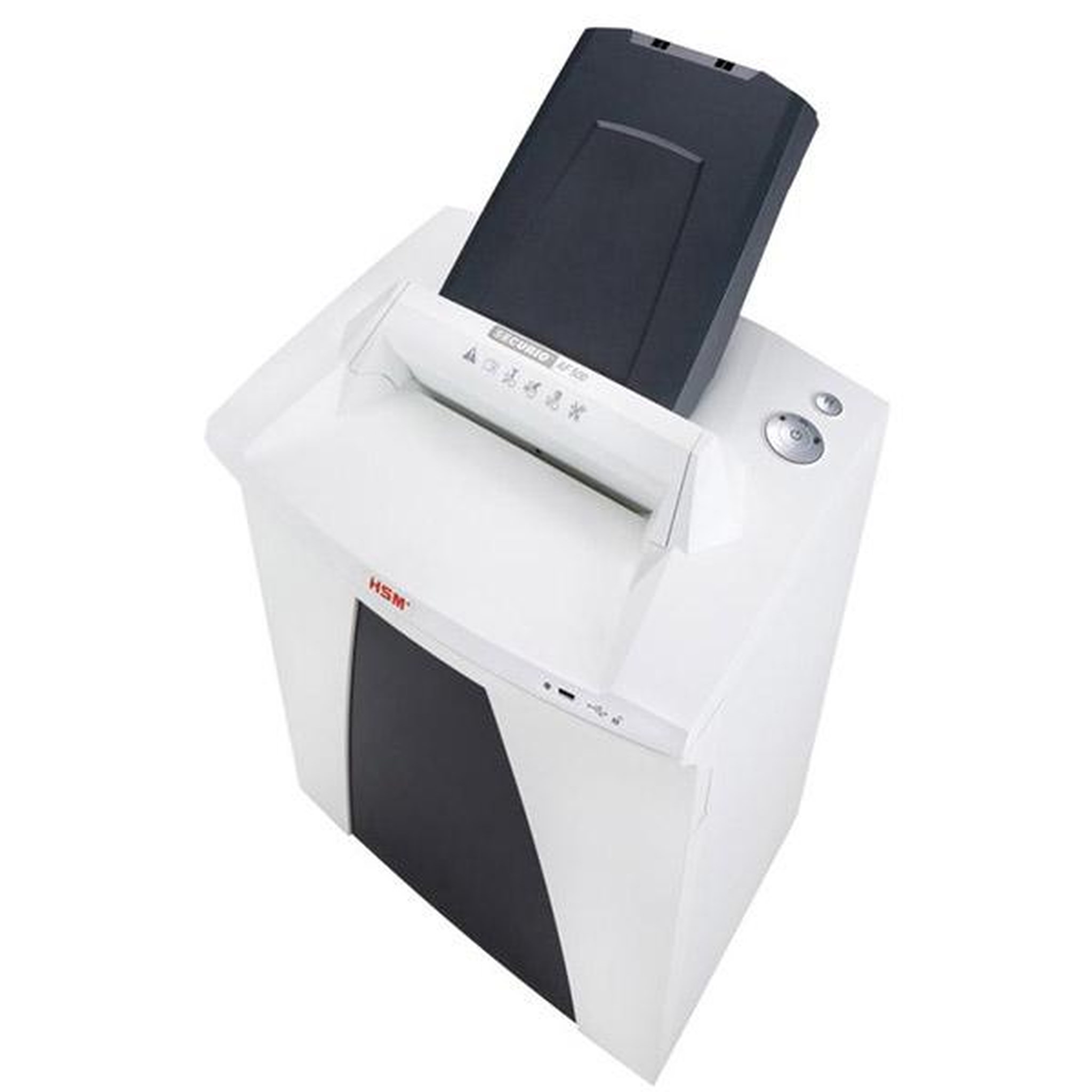 Voir la diapositive 2 : Hsm Destructeur de documents 14-16 feuilles coupe en particule 4,5mm avec chargeur - 2103111 HSM AF500