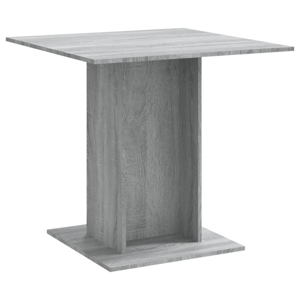 VIDAXL Table a dîner Sonoma gris 80x80x75 cm Bois d'ingenierie