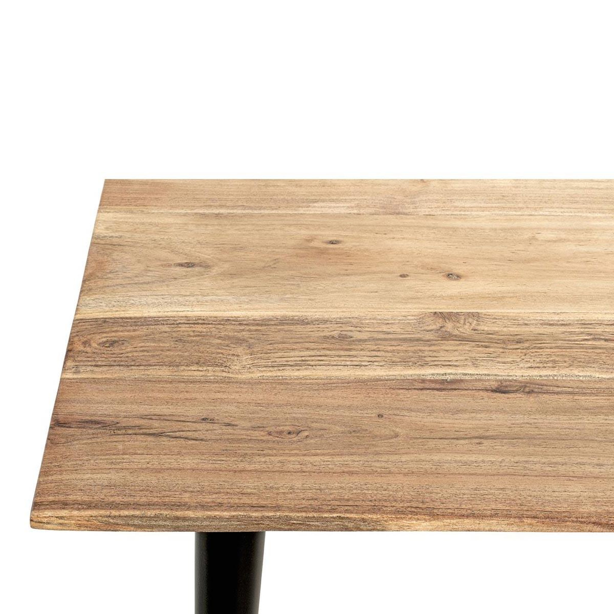 Voir la diapositive 3 : Paris Prix Table basse en bois  ciotat  55cm naturel & noir