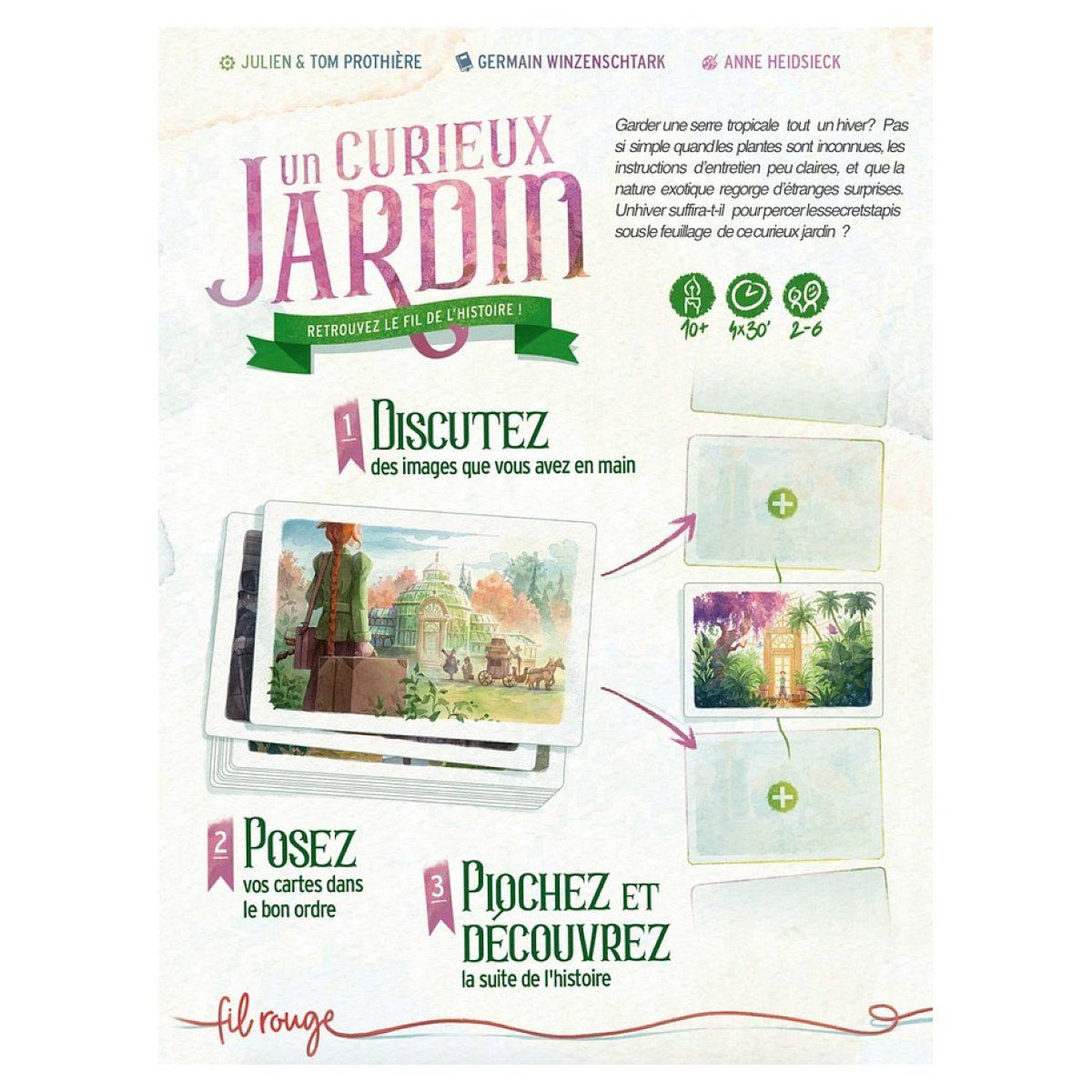 Voir la diapositive 2 : LUMBERJACKS STUDIO Un curieux jardin - jeu fil rouge