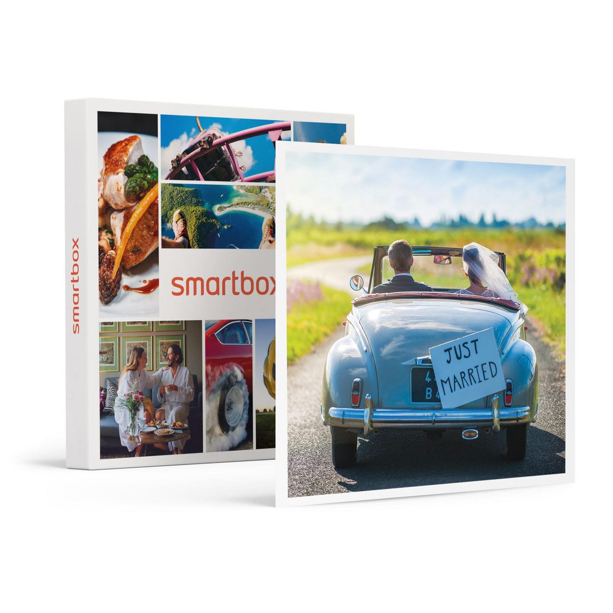 Smartbox Lune de miel en France : 1 nuit avec dîner dans un château - Coffret Cadeau Séjour