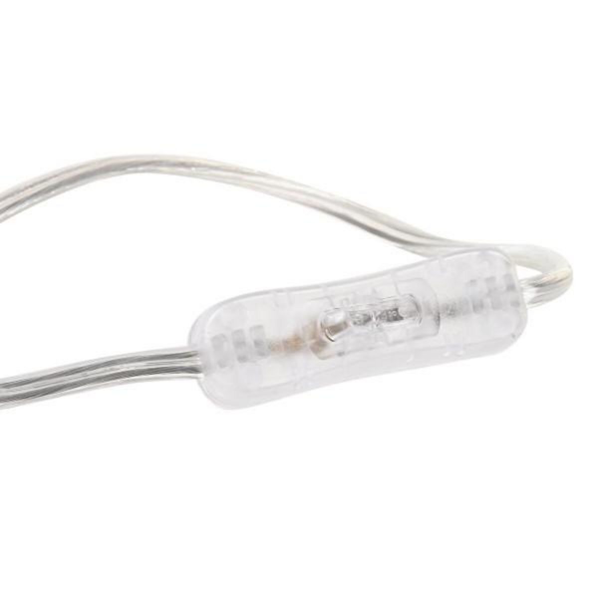 MARKET24 Lampe de bureau DKD Home Decor Métal Polyester Blanc 220 V 50 W (33 x 33 x 66 cm)