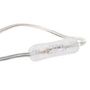 Voir la diapositive 3 : MARKET24 Lampe de bureau DKD Home Decor Métal Polyester Blanc 220 V 50 W (33 x 33 x 66 cm)