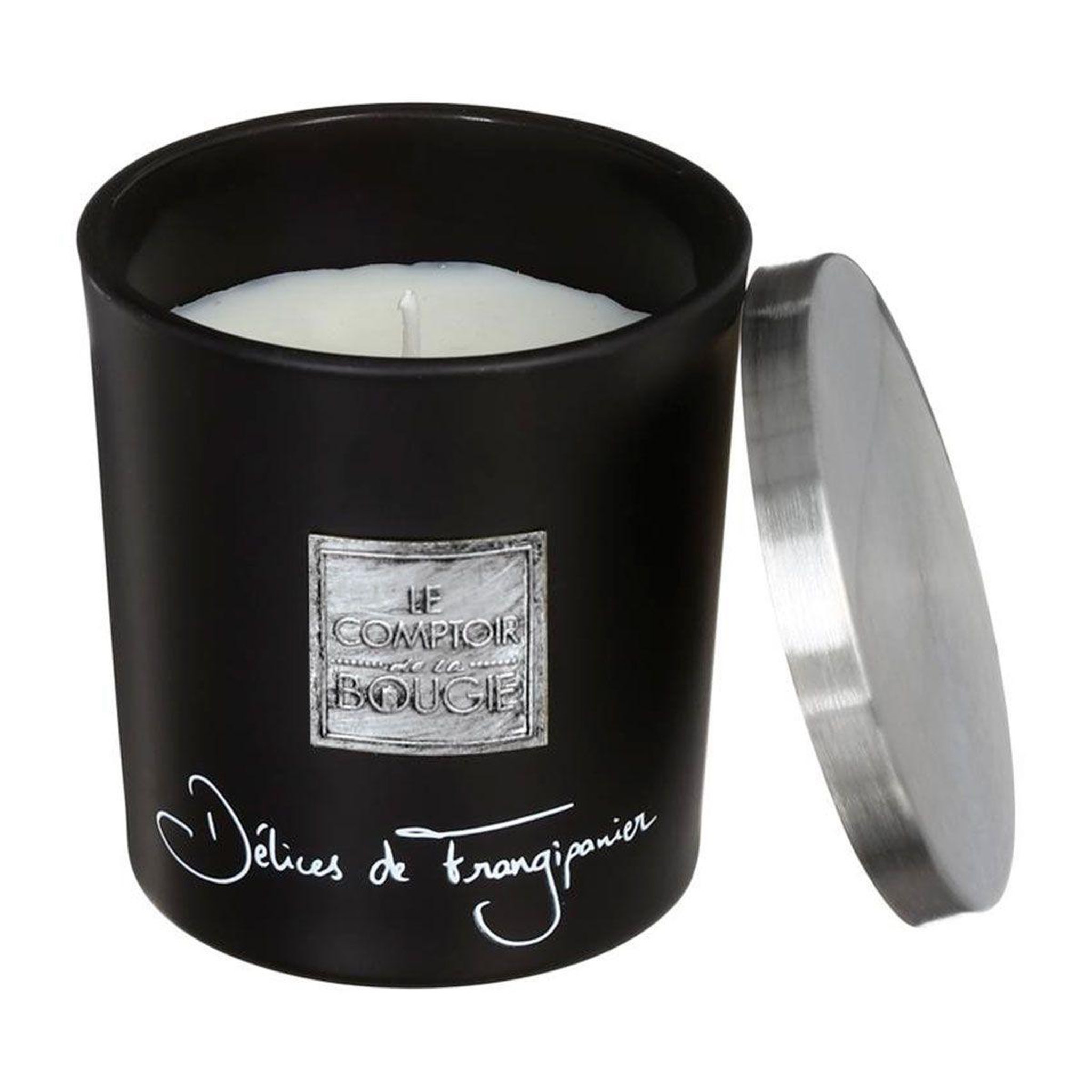 Voir la diapositive 2 : COMPTOIR DE LA BOUGIE Bougie parfumée  loyd  130g délices frangipanier
