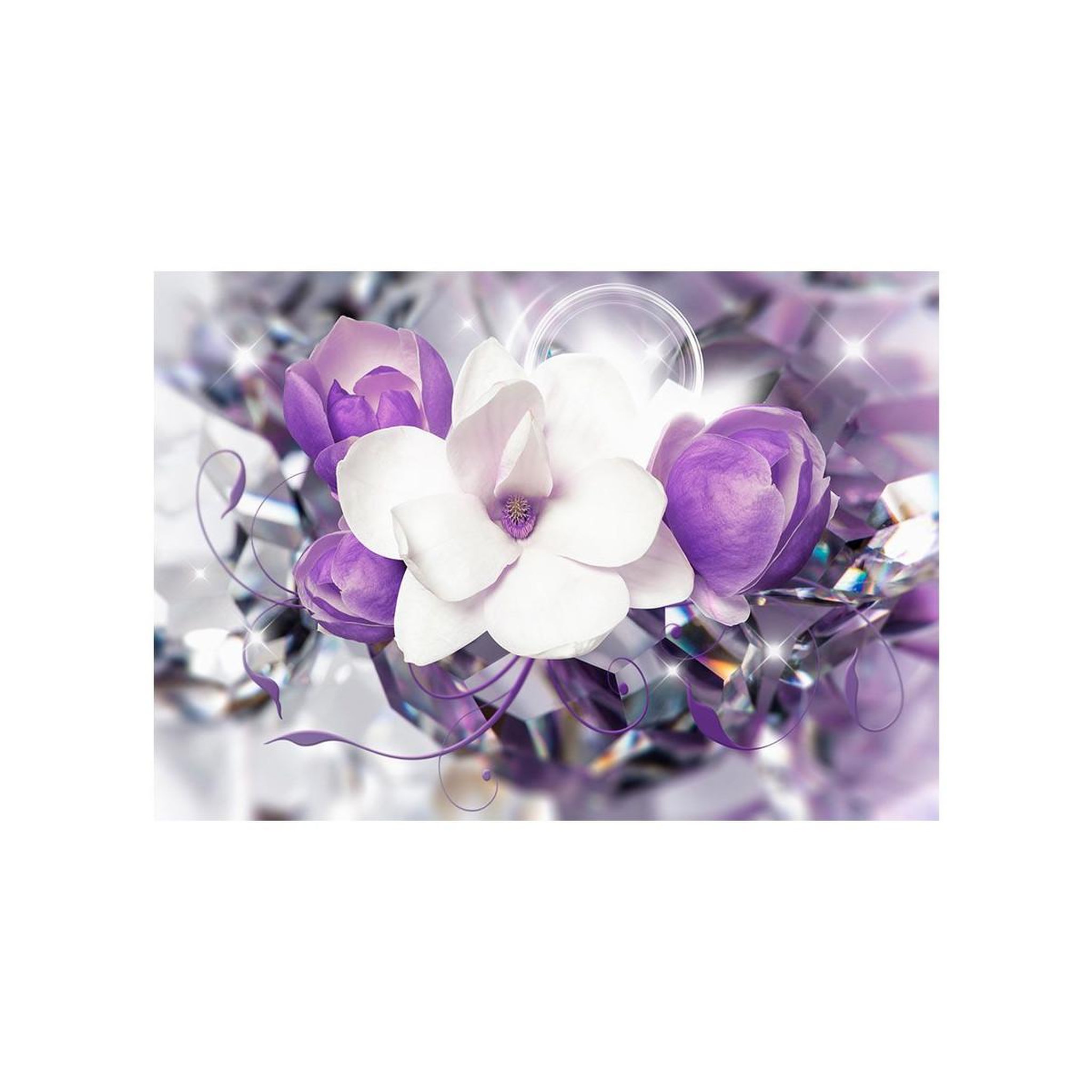 Voir la diapositive 2 : Paris Prix Papier peint  purple empress
