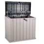Voir la diapositive 2 : Toomax Coffre de jardin extérieur 1270L Gris Taupe Polypropylène recyclé 145 x 82 x H124 cm 2 portes + Capot supérieur TOOMAX