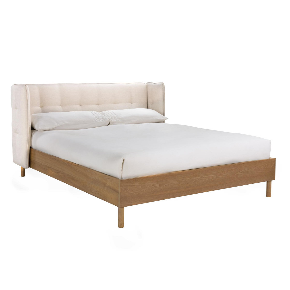 Rendez vous déco Lit double Loco en tissu