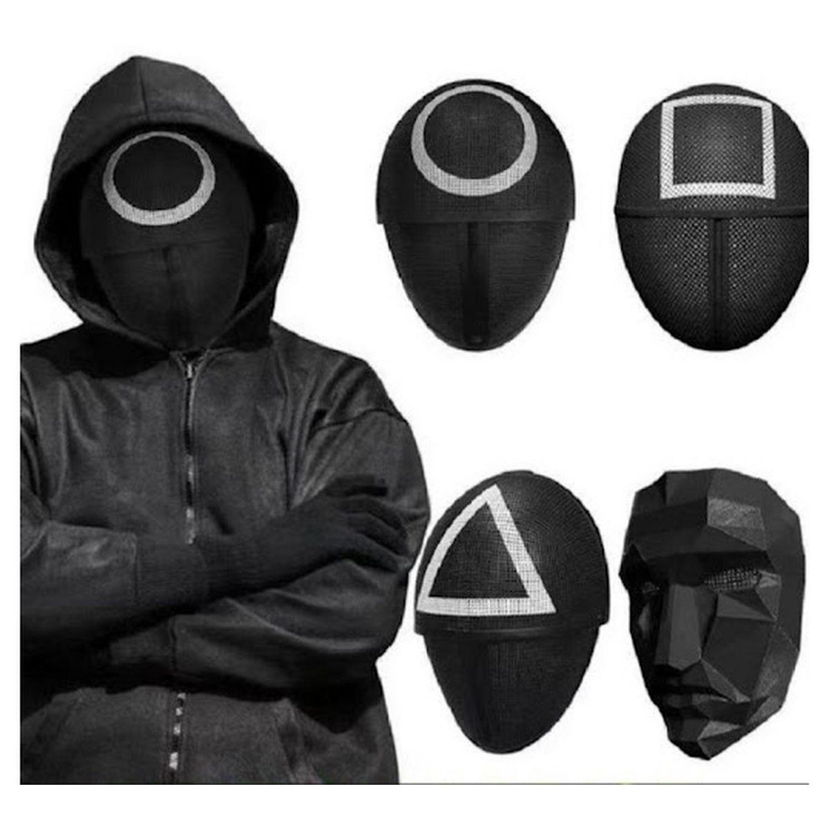 Masque Squid Game : Soldat carré