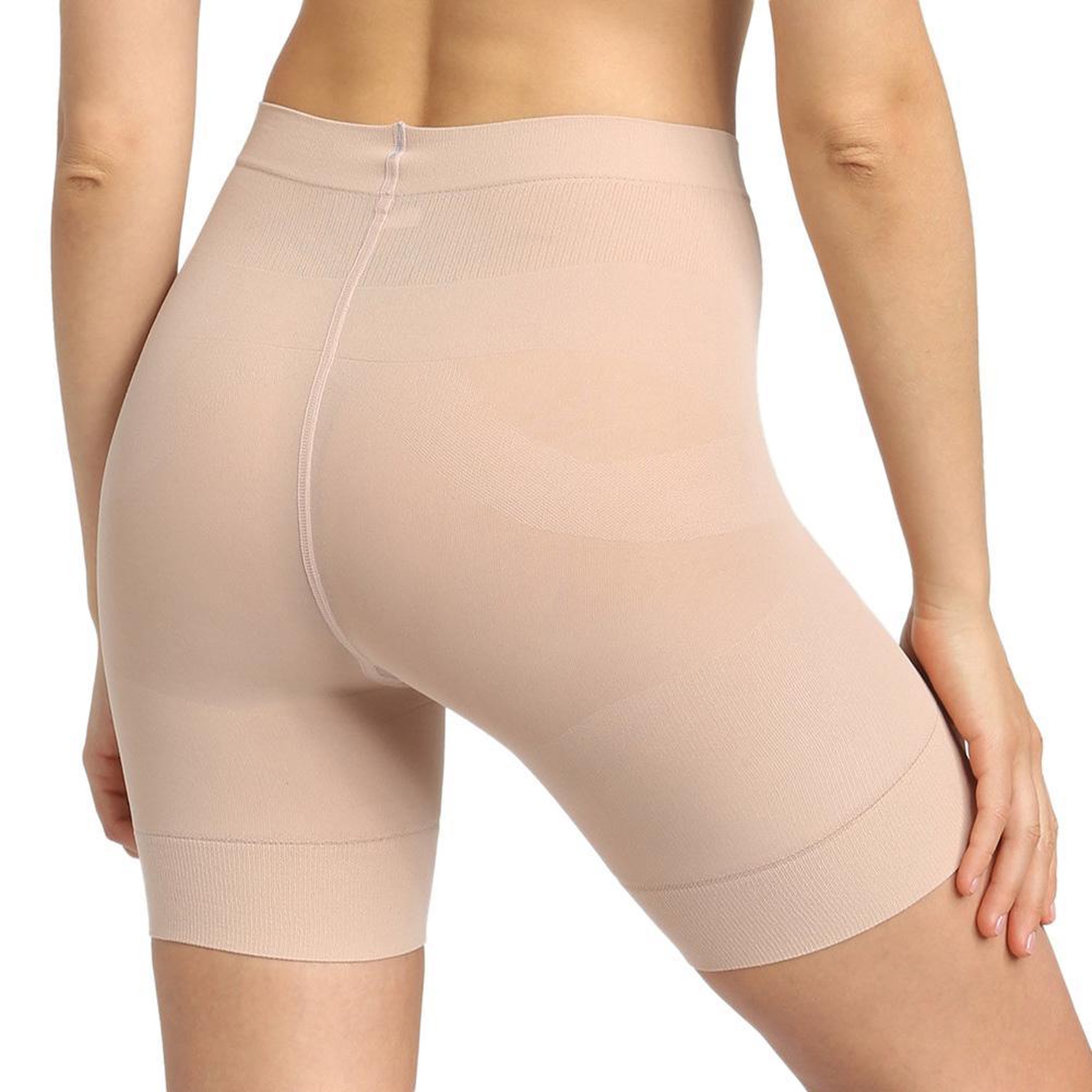 Voir la diapositive 2 : DIM Shorty Beige Femme Dim Shorty Diam's Minceur