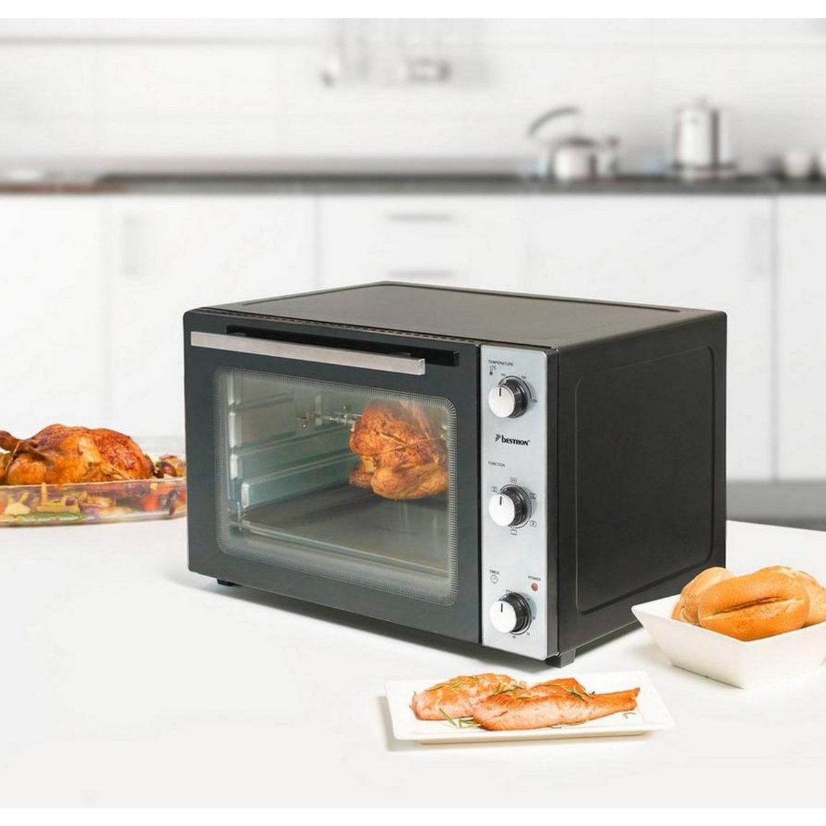 Bestron Four grill 55l 2000w noir/inox - aov55