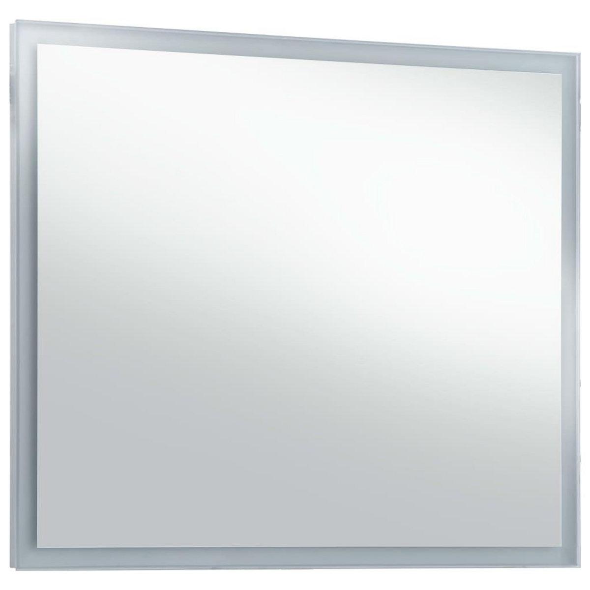 VIDAXL Miroir mural a LED pour salle de bains 60x50 cm