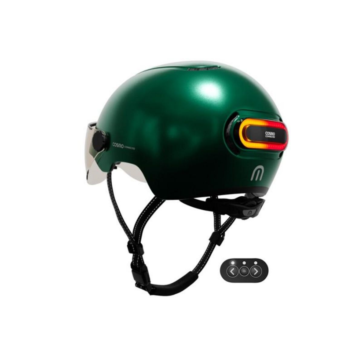 COSMO CONNECTED Casque vélo Cosmo Connected Fusion Vert Sapin Métallisé