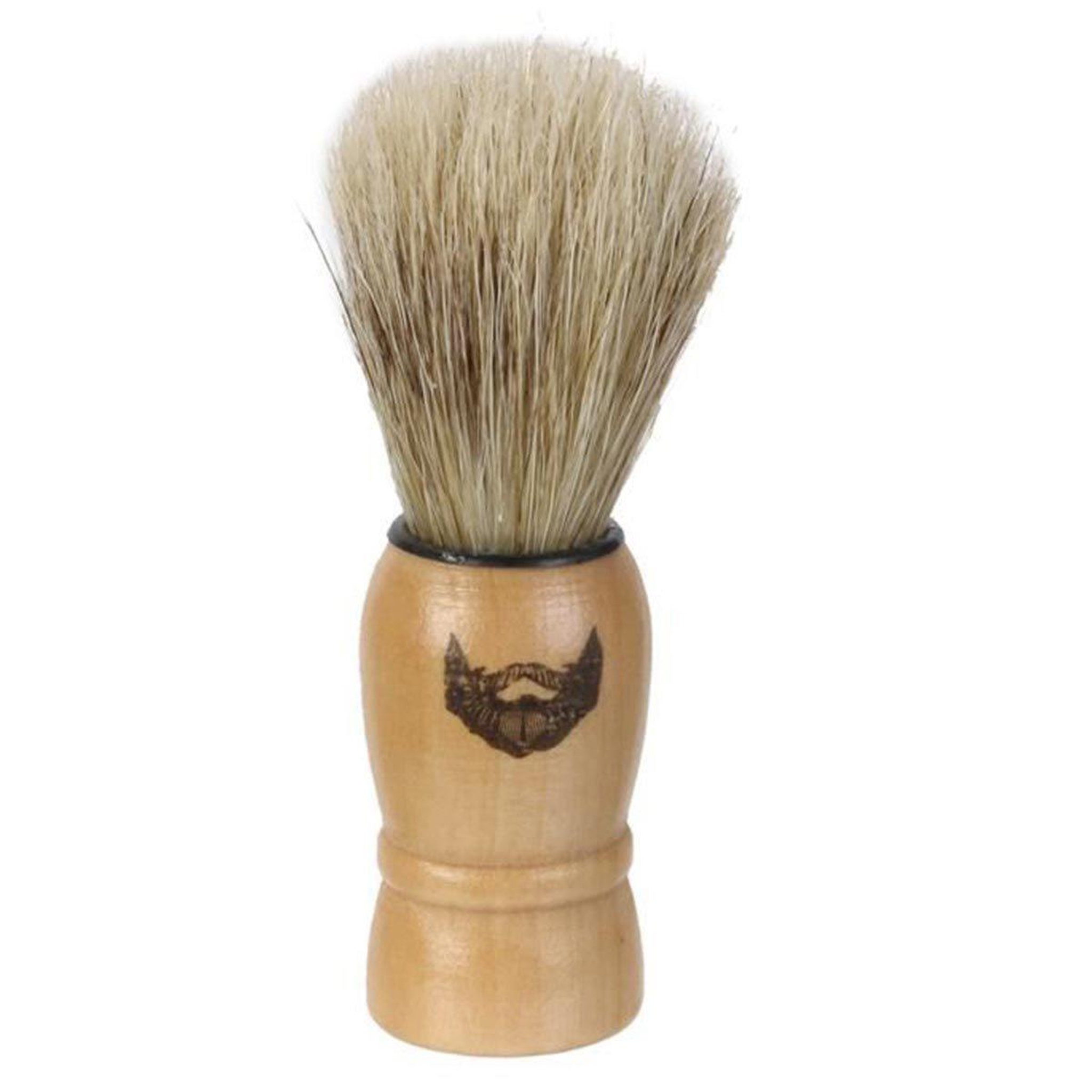 Voir la diapositive 1 : Cosmetic Club Blaireau de Rasage en Bois  Homme  10cm Beige
