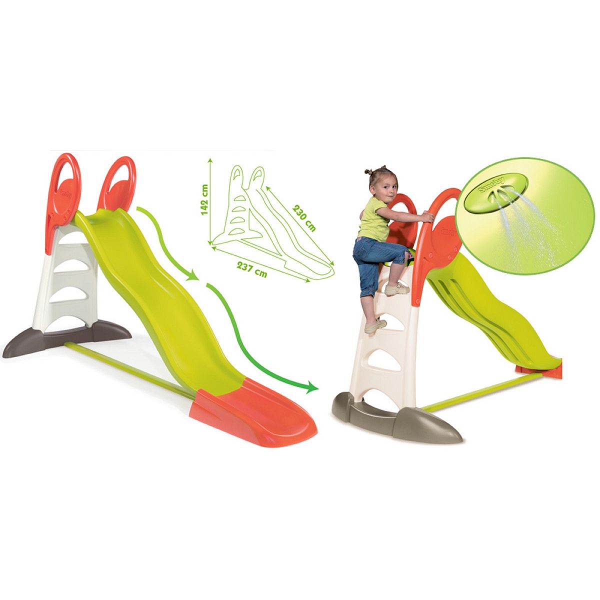 SMOBY Toboggan XL double vague