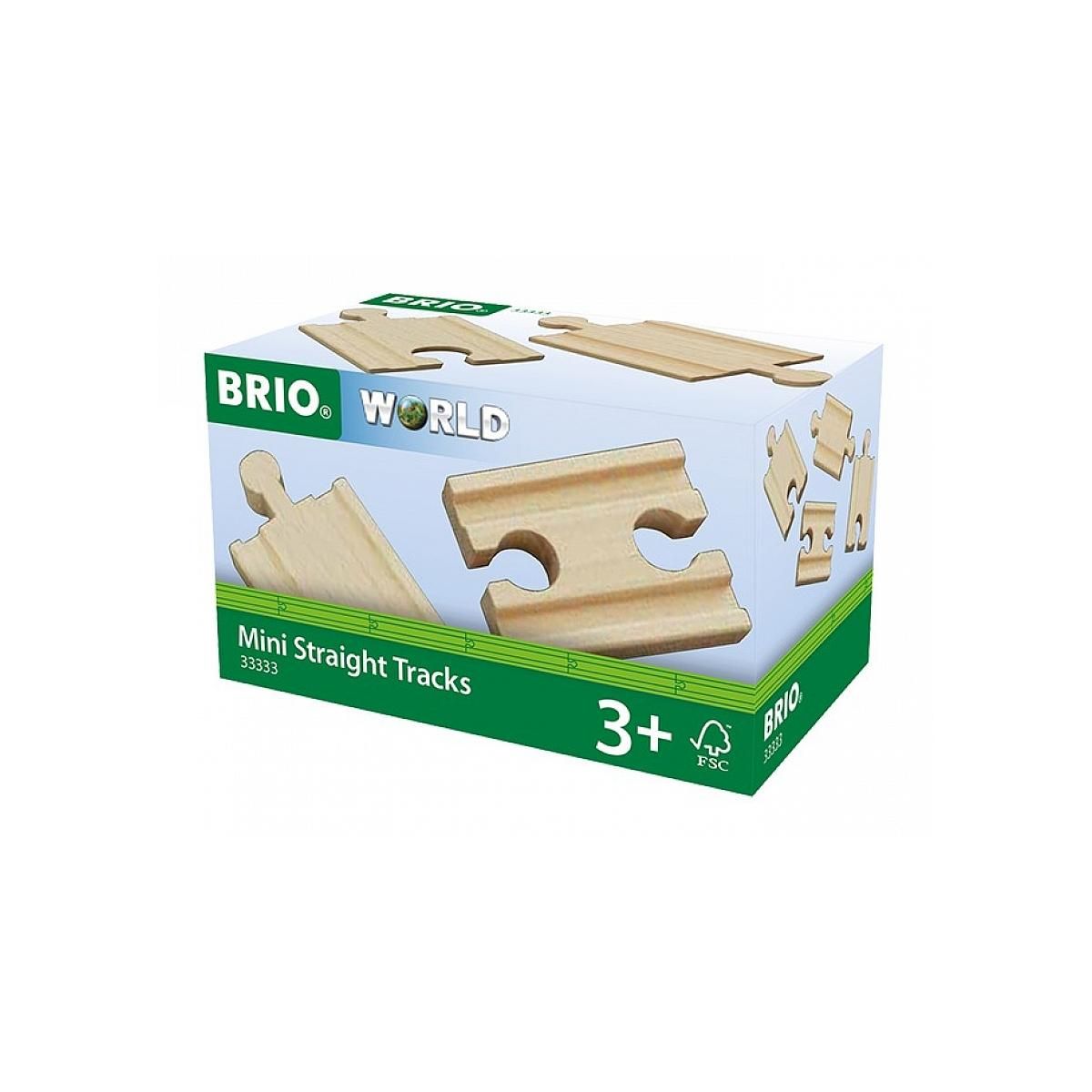 Brio 33333 Rails Mini-droites mixtes