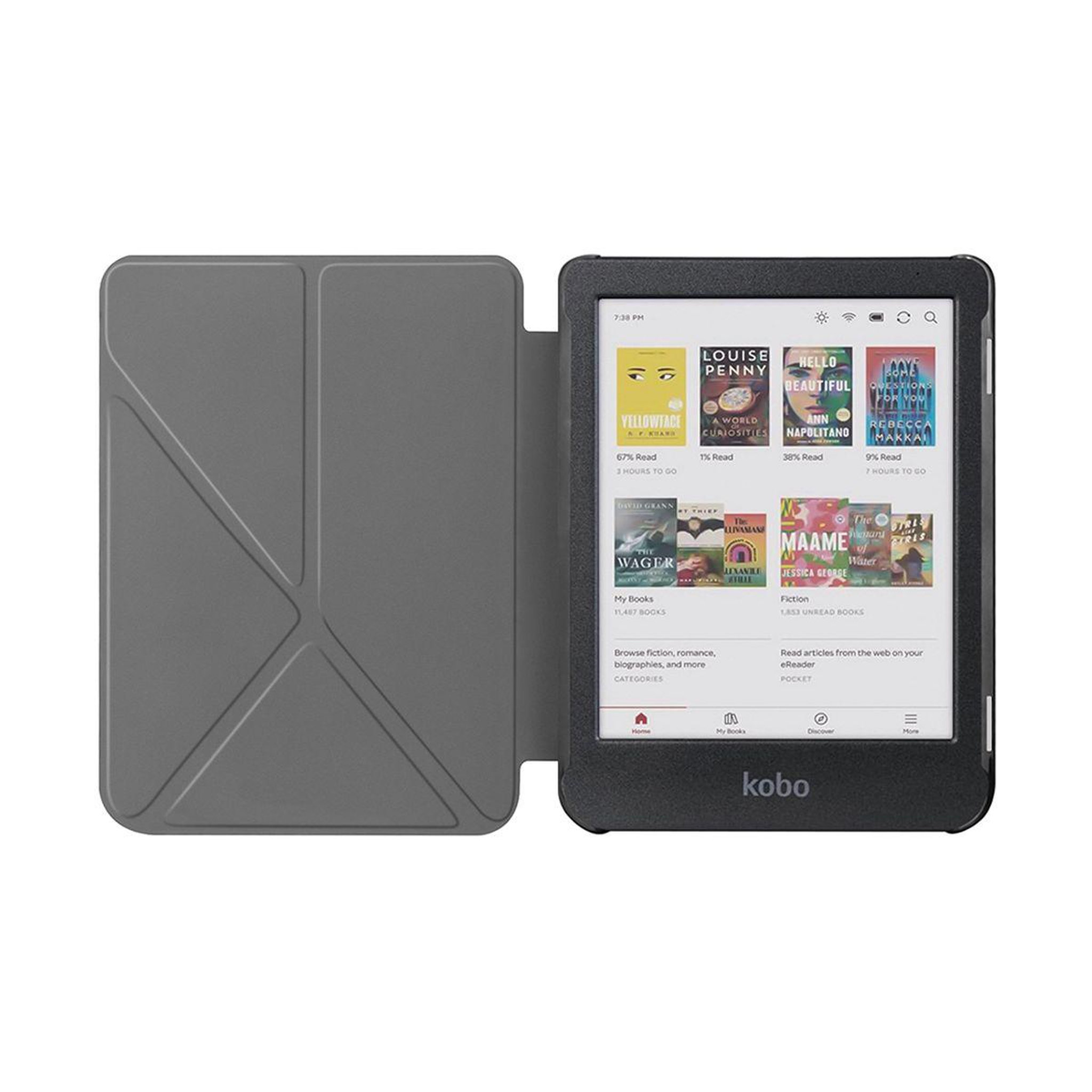 Voir la diapositive 5 : IBROZ Etui origami kobo clara 2024 noir