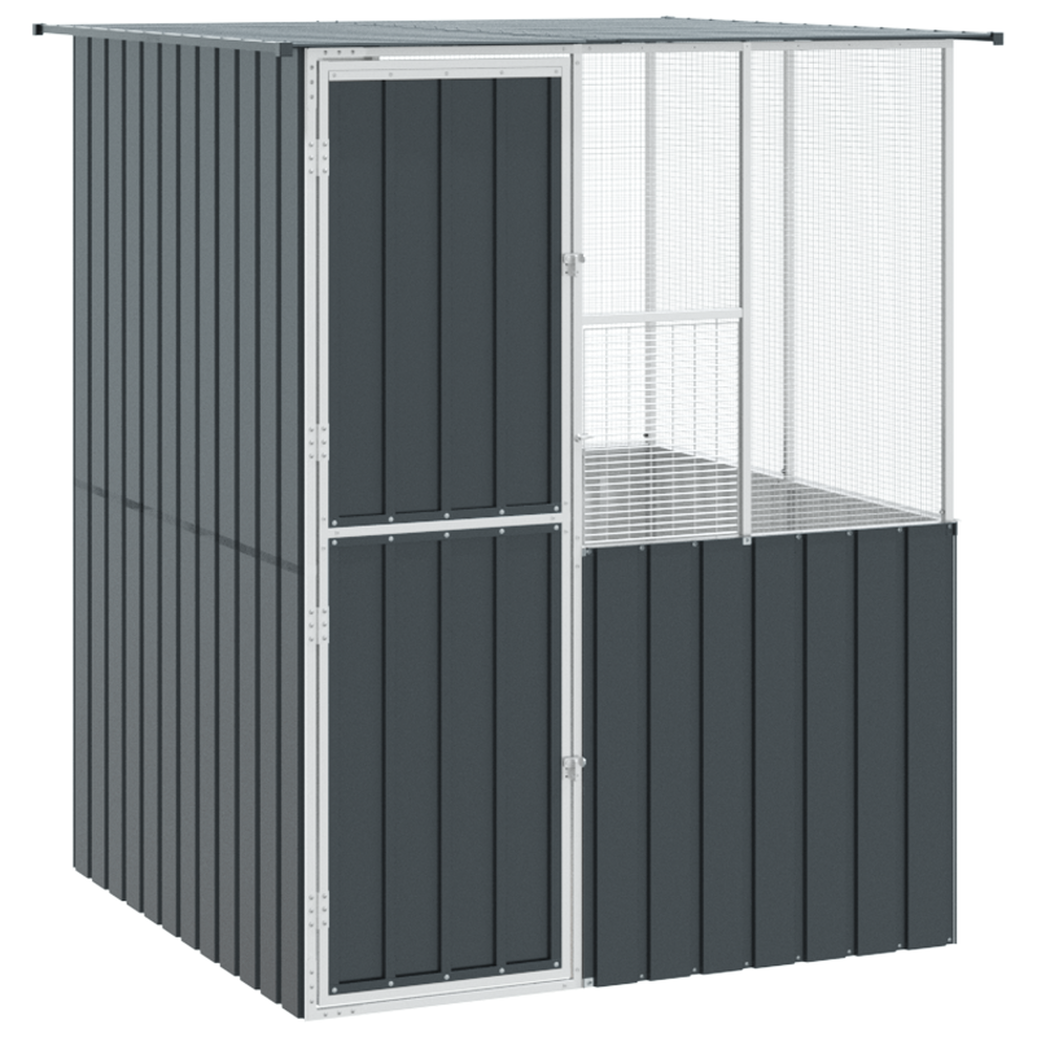 Voir la diapositive 2 : VIDAXL Cage à oiseaux moderne pour l extérieur