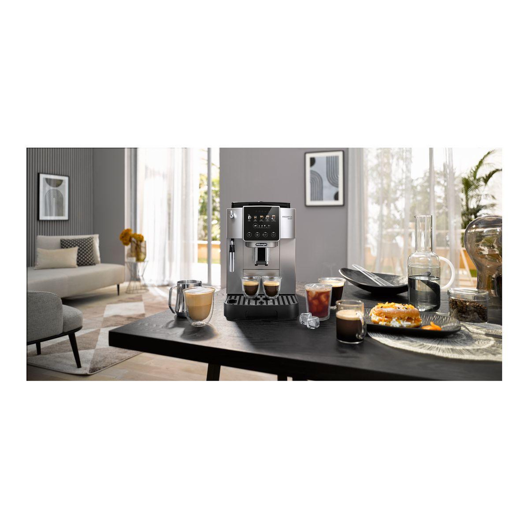 Voir la diapositive 5 : DELONGHI Expresso broyeur magnifica start color feb2252.sb argent
