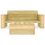 Voir la diapositive 2 : VIDAXL Salon de jardin 2 pcs Bois de pin impregne