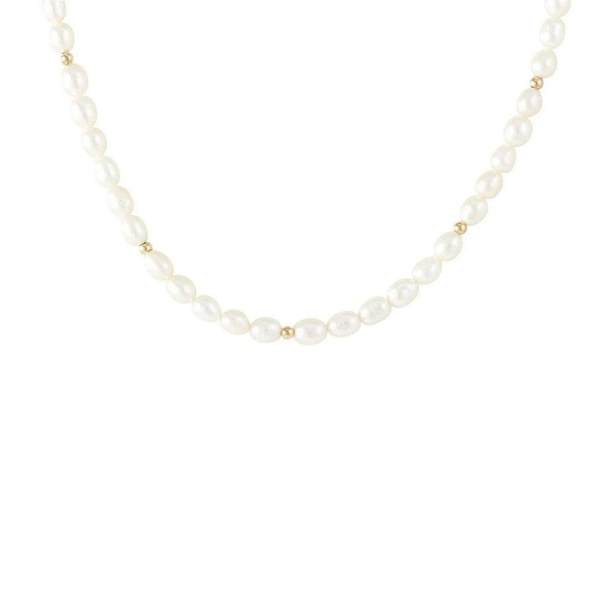 L'ATELIER D'AZUR Collier Or Jaune et Perles