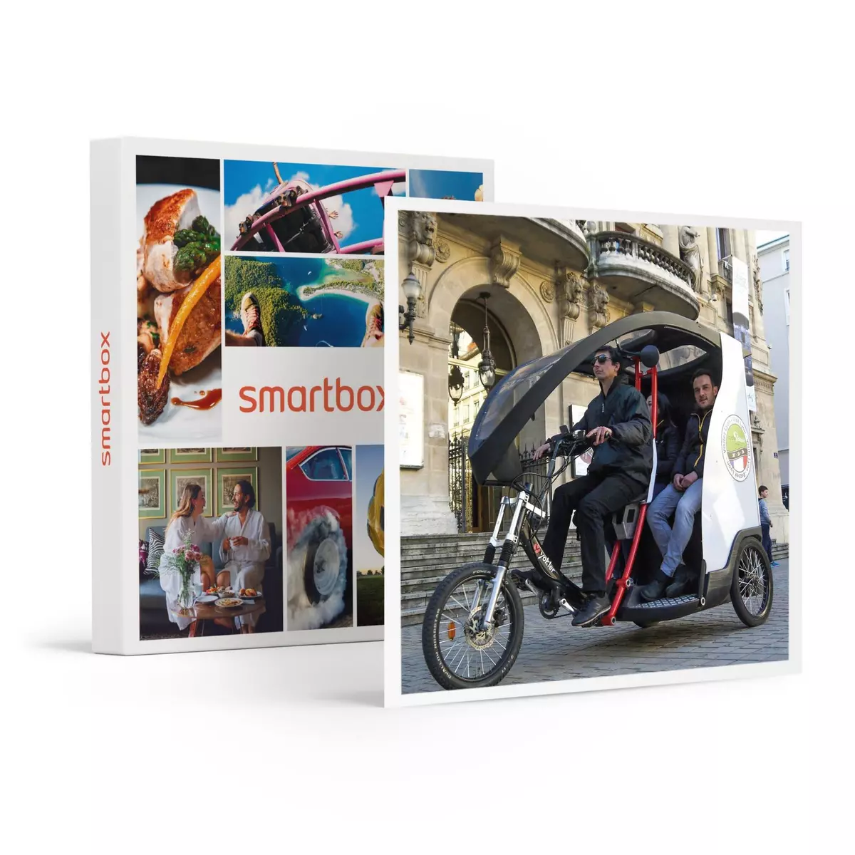 Smartbox Visite guidée en cyclo des quartiers historiques de Lyon en famille - Coffret Cadeau Sport & Aventure