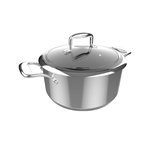 CECOTEC Casserole Cecotec Élégante en acier inoxydable 18/10 avec revêtement antiadhésif