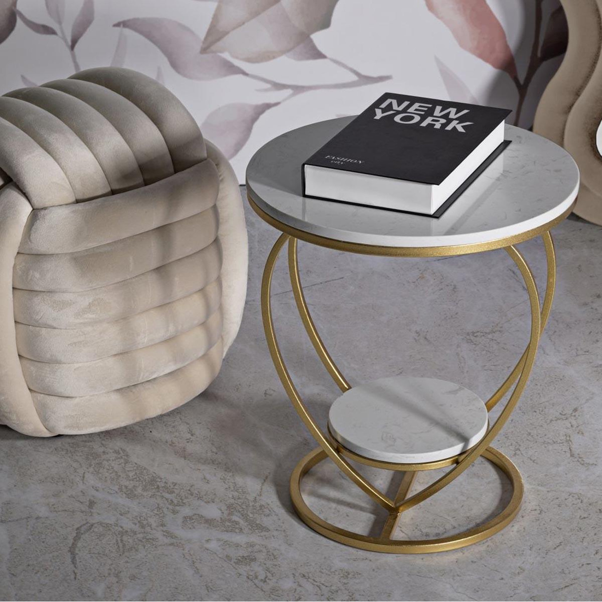 Voir la diapositive 6 : Paris Prix Table d'appoint design  heart  45cm or