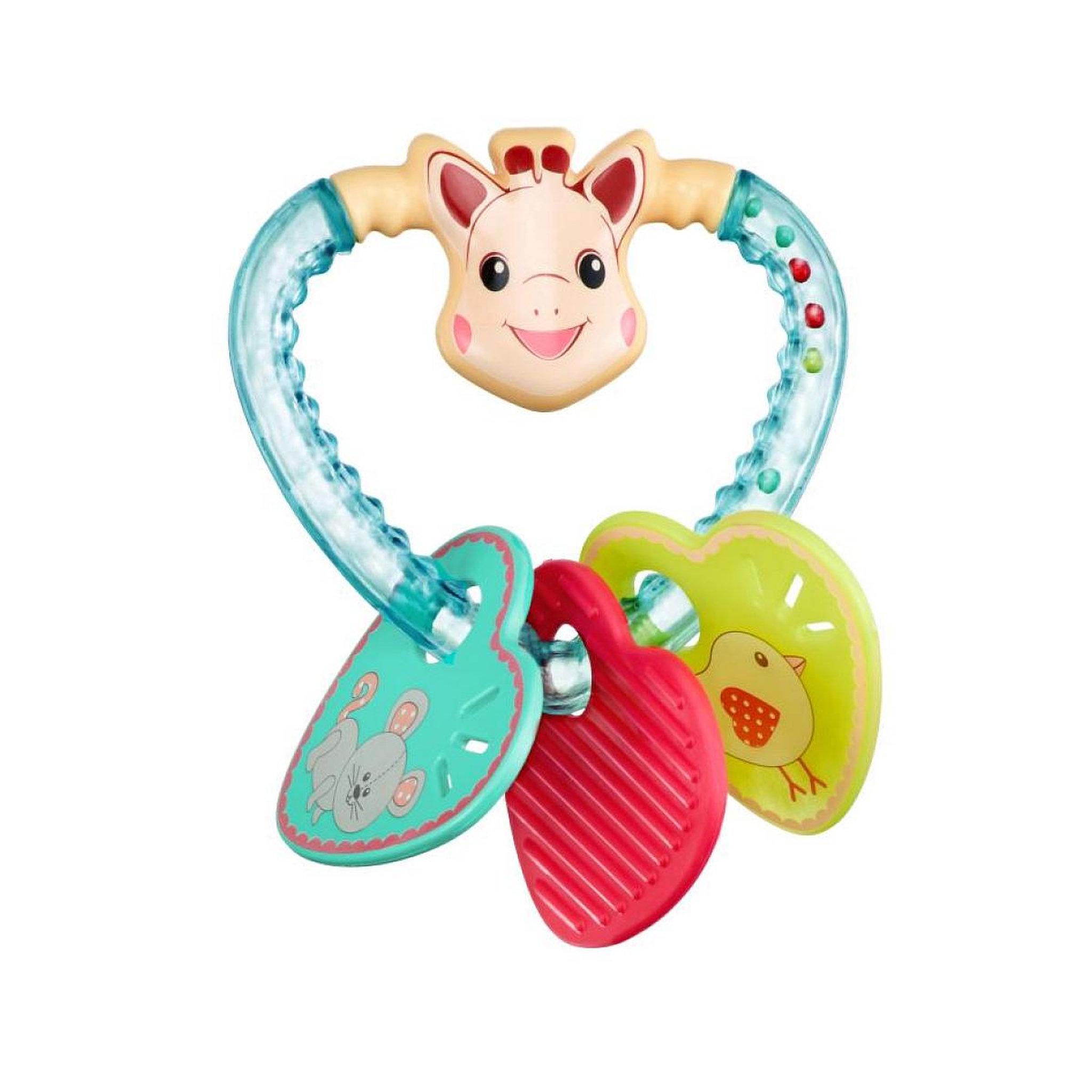 Voir la diapositive 3 : VULLI Hochet coeur sophie la girafe