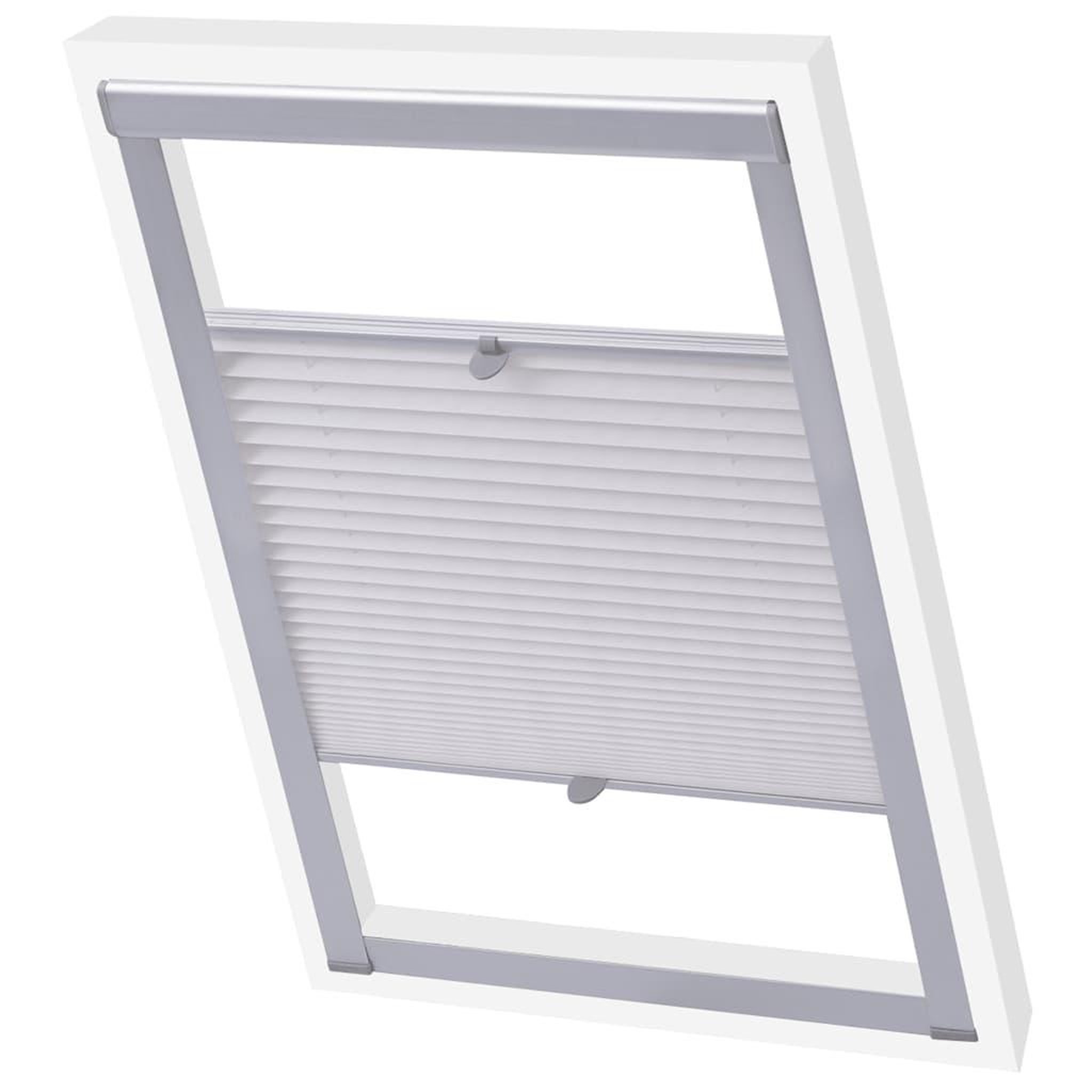 Voir la diapositive 1 : VIDAXL Store plisse Blanc SK08