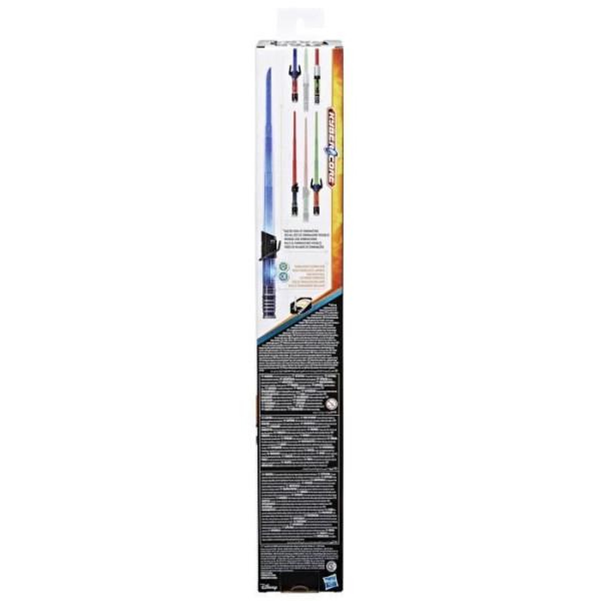 Voir la diapositive 2 : HASBRO Sabre laser électronique Mandalorien Sabre noir, Star Wars Lightsaber Forge Kyber Core, jouets enfant, des 4 ans