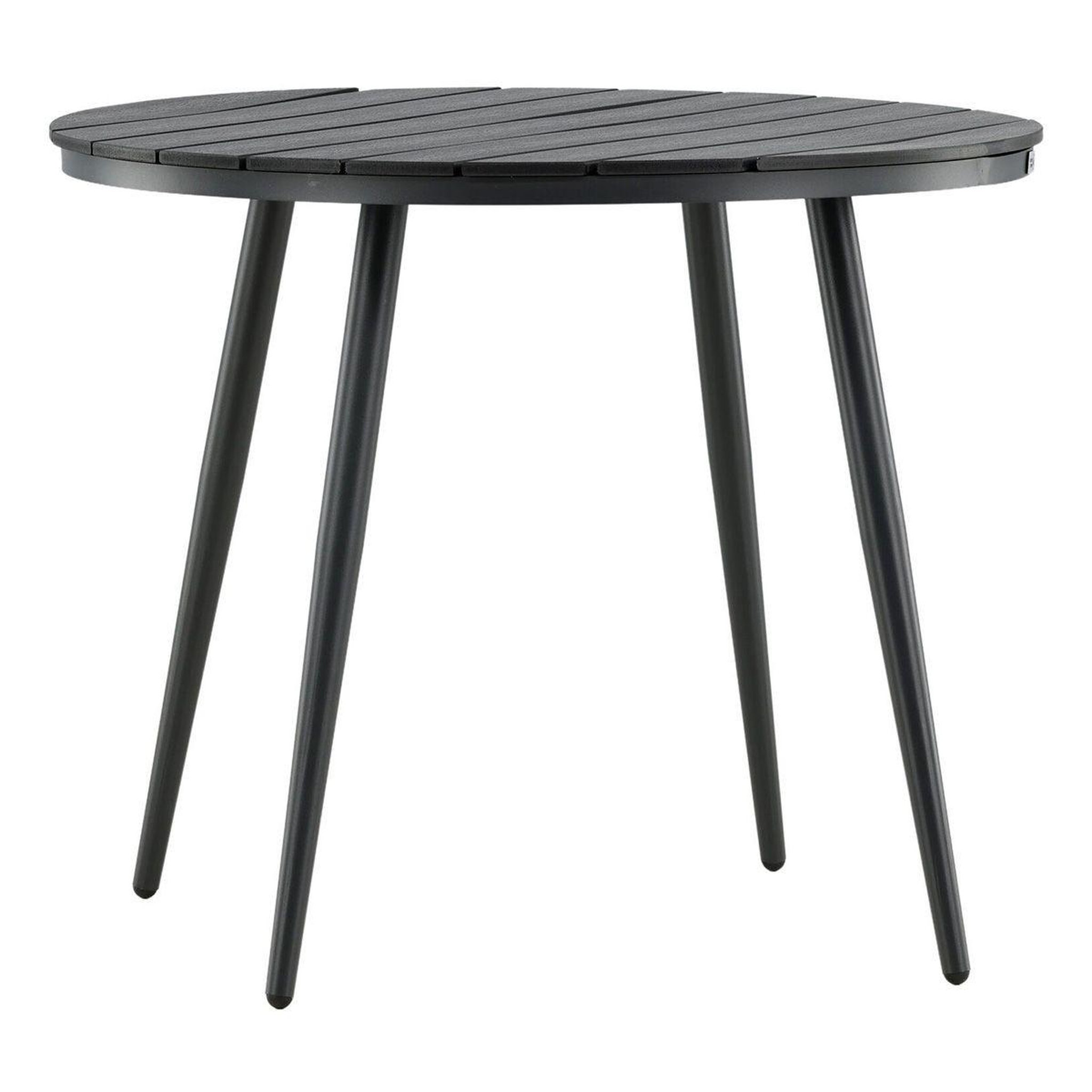 Paris Prix Table de jardin ronde  break  90cm noir