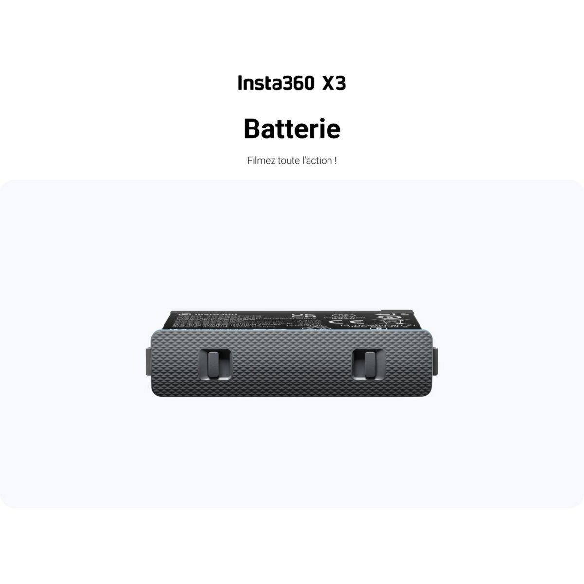 INSTA360 Batterie caméra ONE X3 Batterie