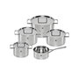 Voir la diapositive 1 : ZWILLING Ensemble de casseroles Zwilling acier inoxydable finition polie brillante