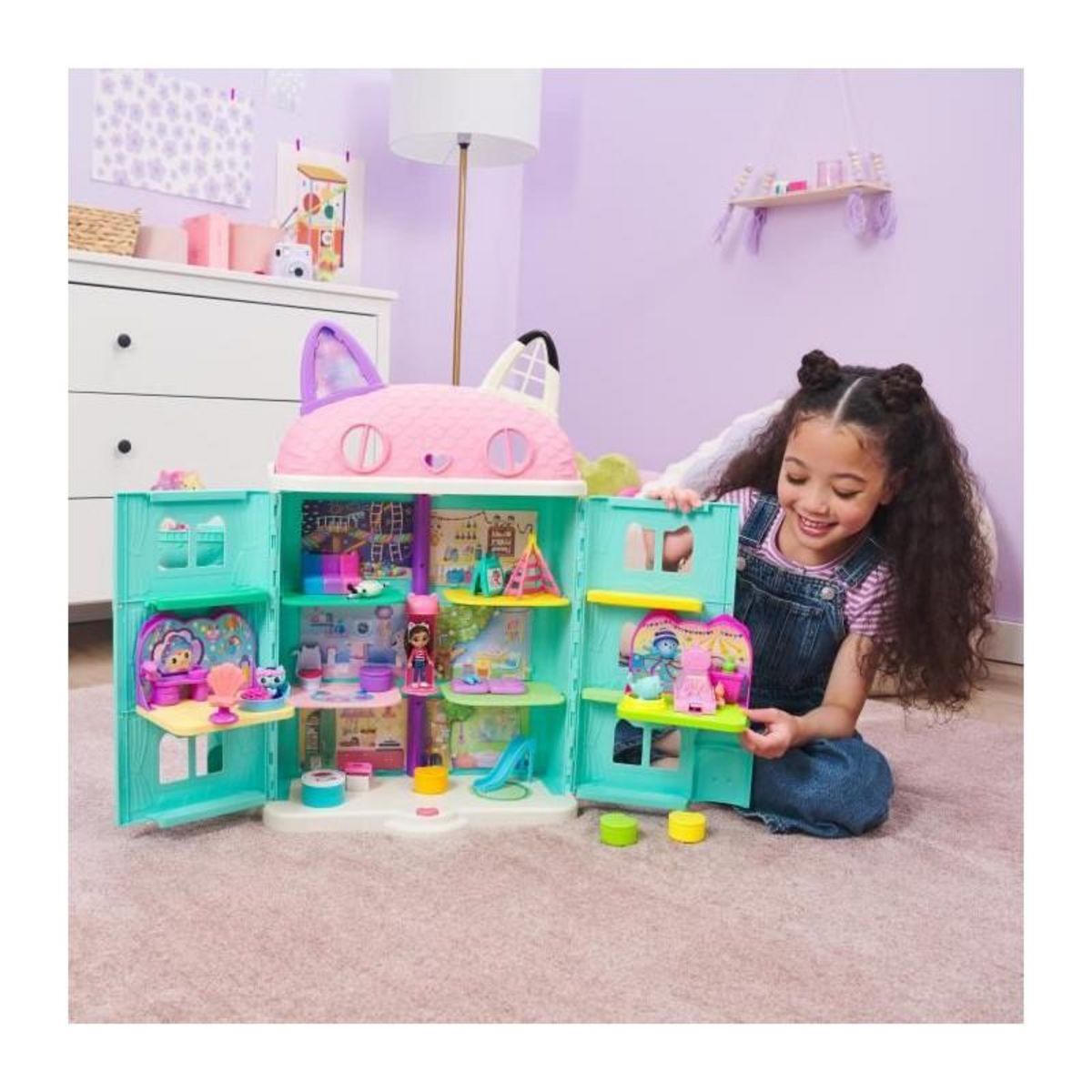 Spin Master Playset Deluxe Le Carnaval - Gabby et la Maison Magique - 1 figurine + accessoires