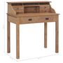 Voir la diapositive 6 : VIDAXL Bureau 90x50x100 cm bois de teck solide