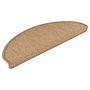 Voir la diapositive 2 : VIDAXL Tapis d'escalier autocollants 30 pcs 65x21x4 cm sisal