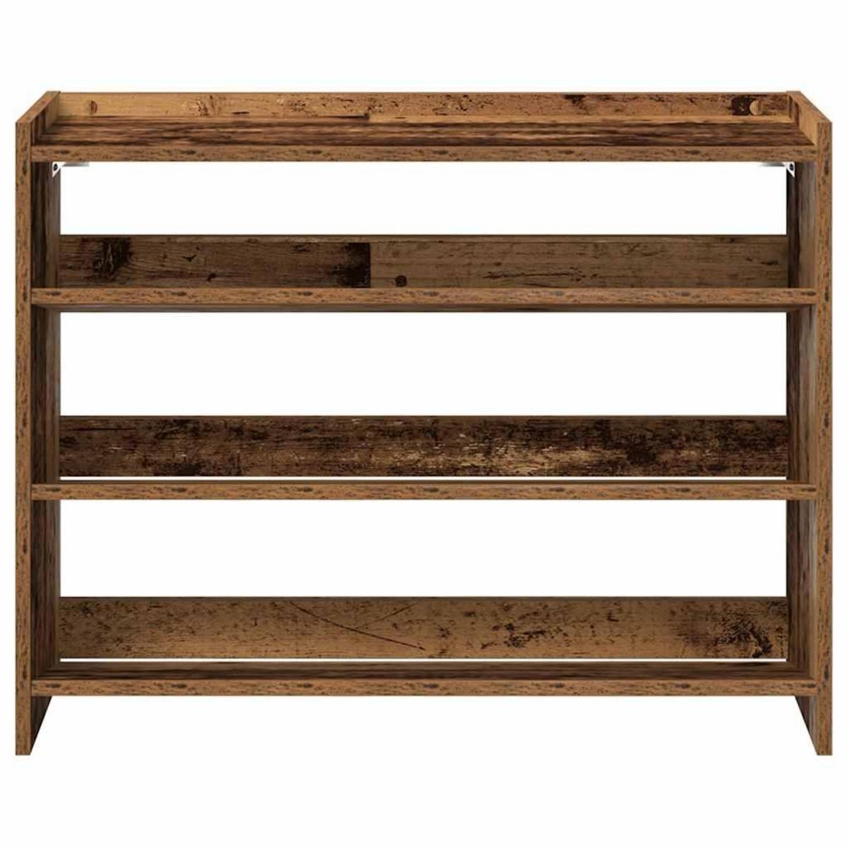 VIDAXL Etagere a chaussures vieux bois 80x25x62 cm bois d'ingenierie